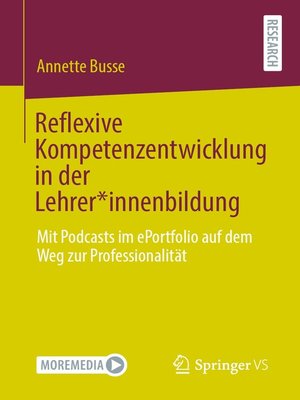 cover image of Reflexive Kompetenzentwicklung in der Lehrer*innenbildung